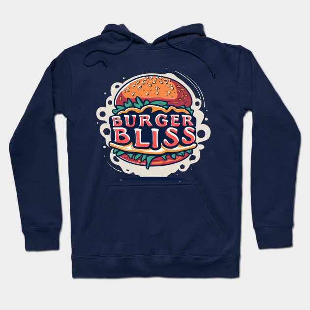 burger bliss Hoodie by AOAOCreation